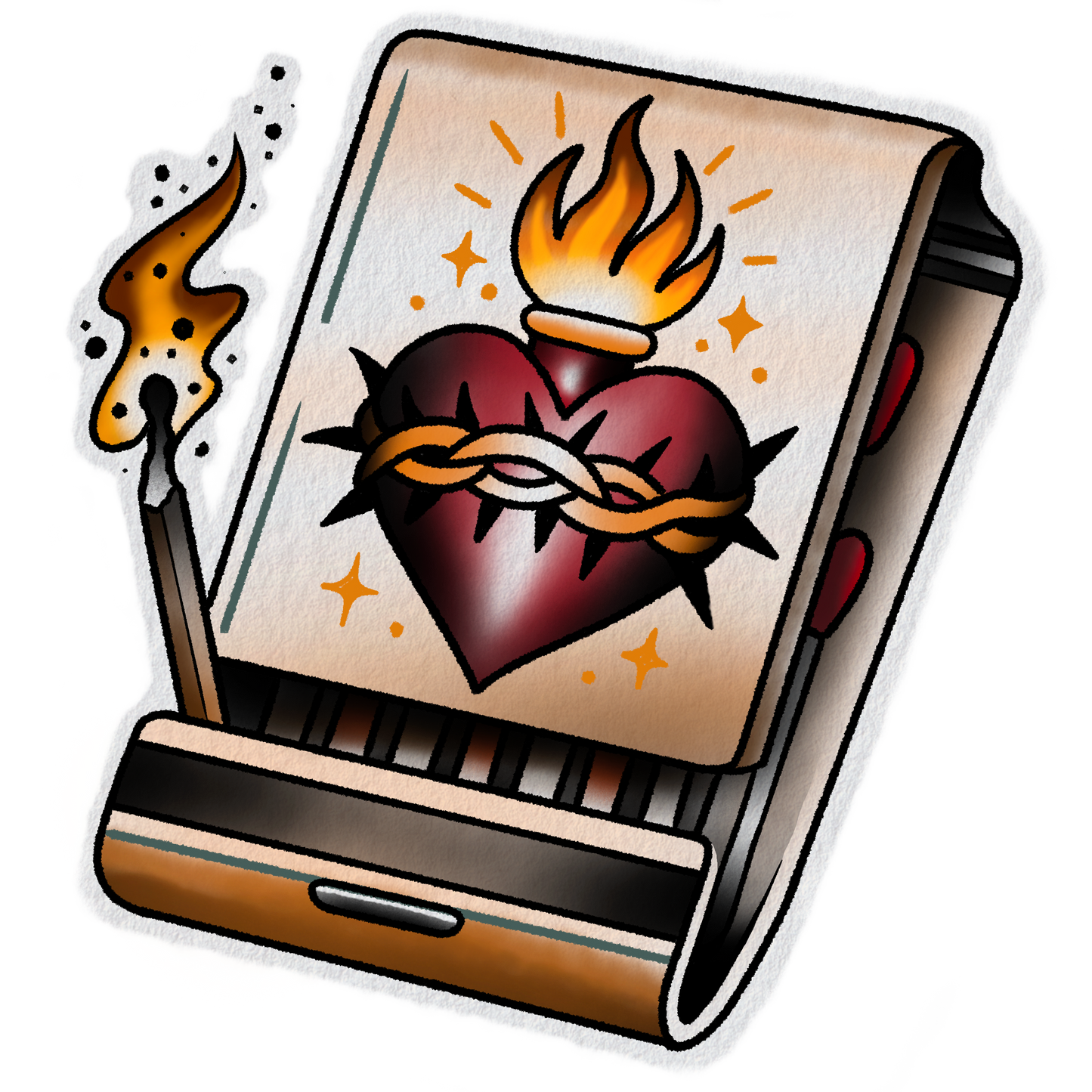 Sacred Matchbook — Neo-Traditional American