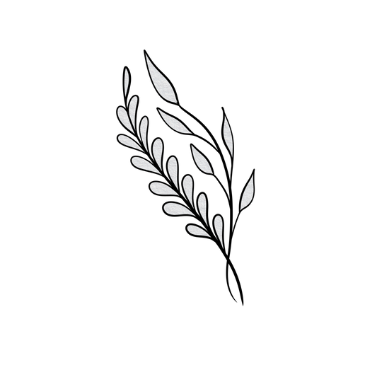 PF-11 Petite Floral — Double Sprig (Fine Line • November Special)