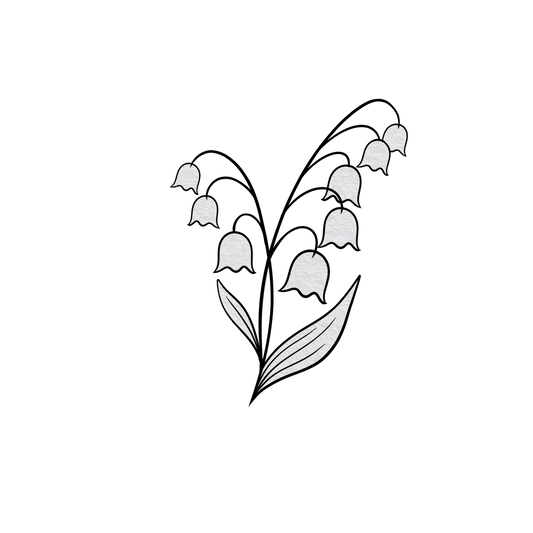 PF-02 Petite Floral — Lily of the Valley (Fine Line • November Special)