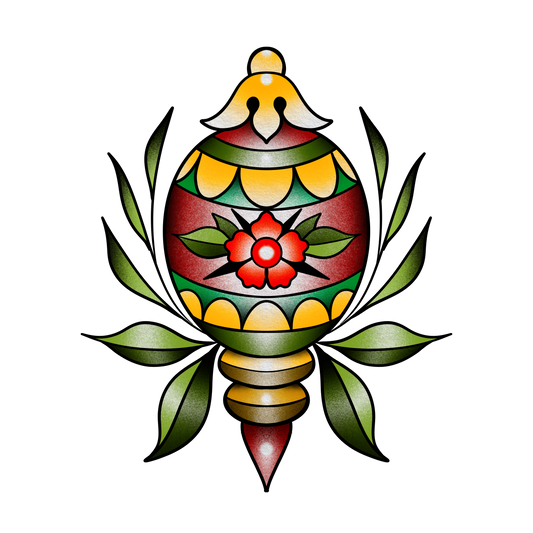 Floral Bauble Ornament — (December Special)