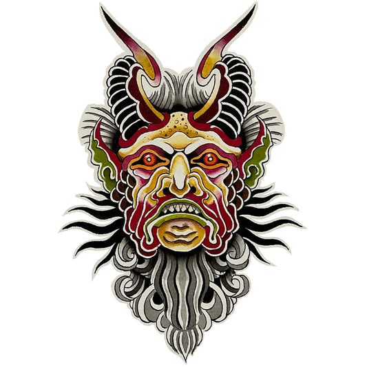 Goblin Demon Head — Neo Traditional